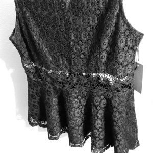 Haute Monde |  Sleeveless sexy black top